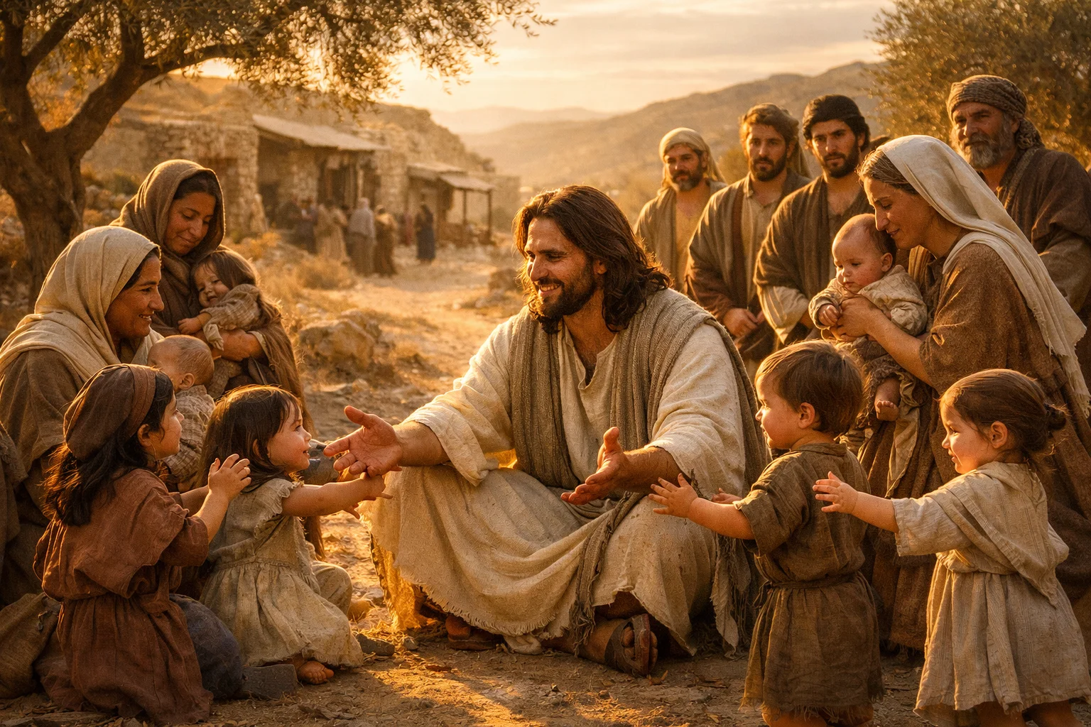 Jesus Welcomes the Little Children