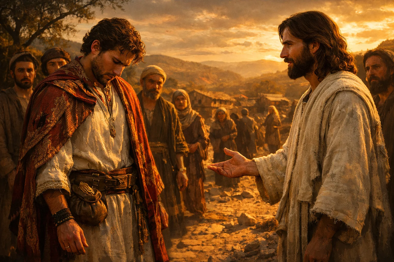 The Rich Ruler Walks Away Sorrowful