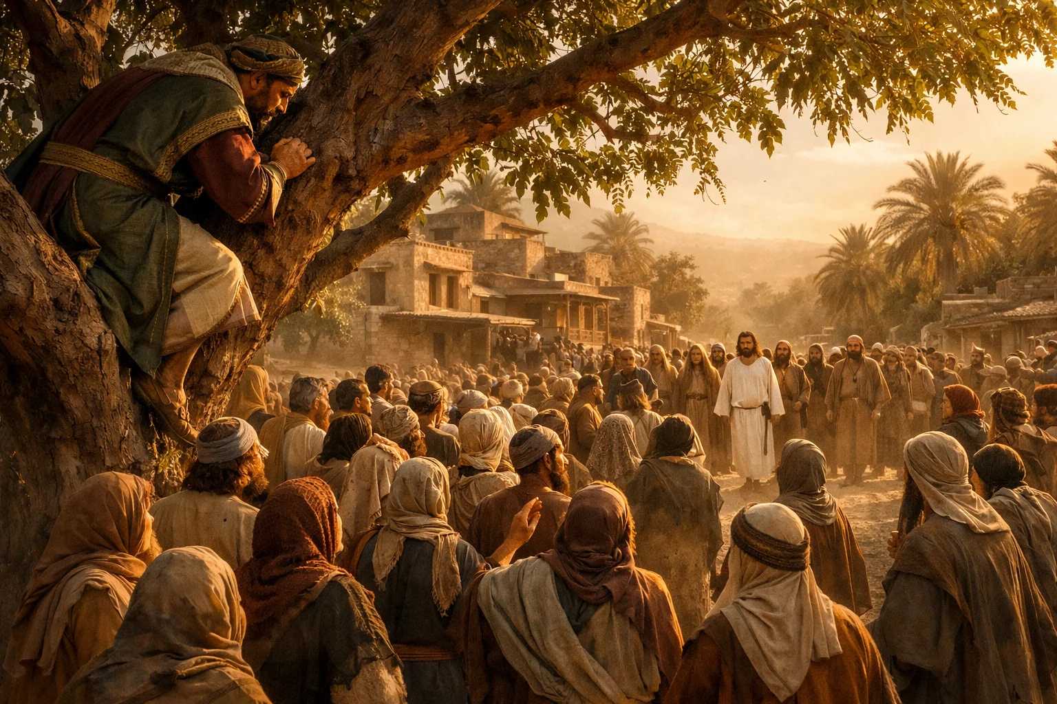 Zacchaeus in the Sycamore Tree