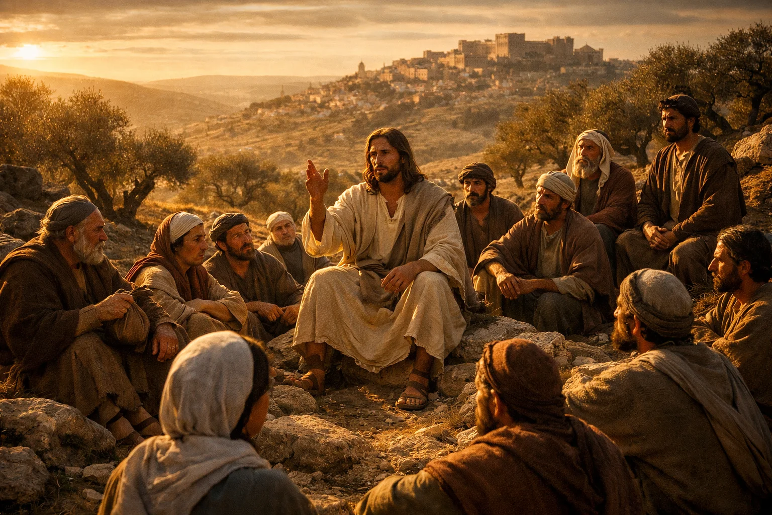 The Parable of the Minas Before Jerusalem