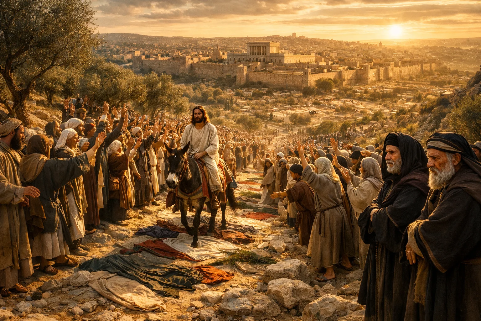 The King Enters on a Colt