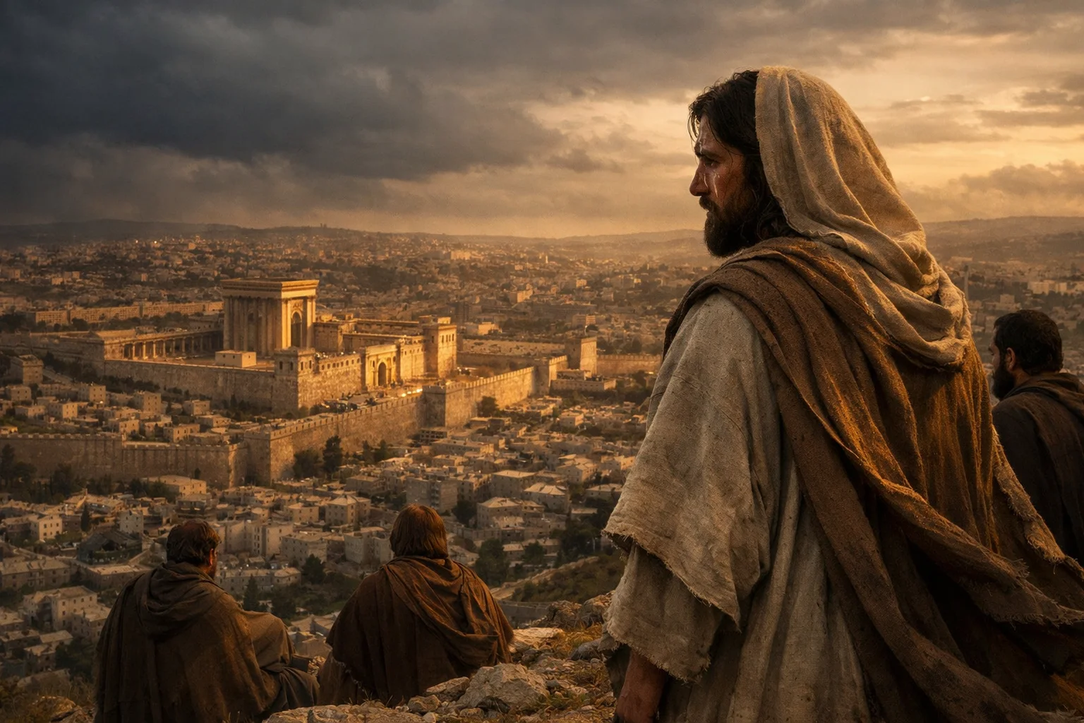 Jesus Weeps Over Jerusalem