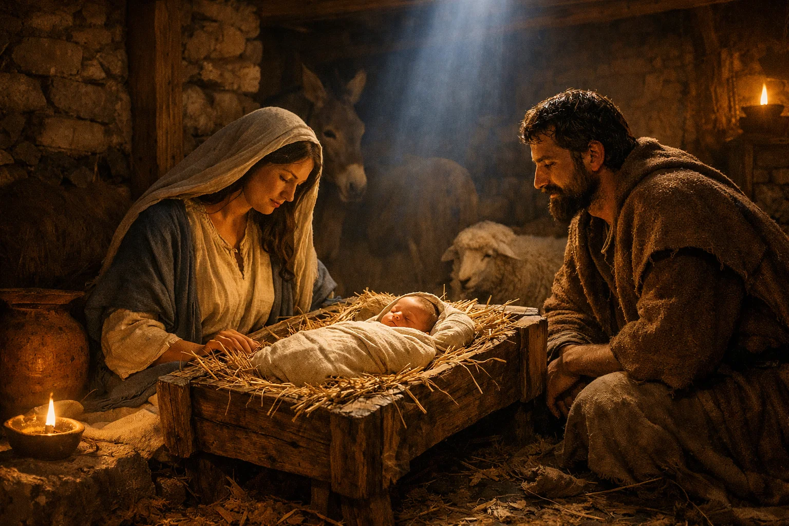 The Child in the Manger