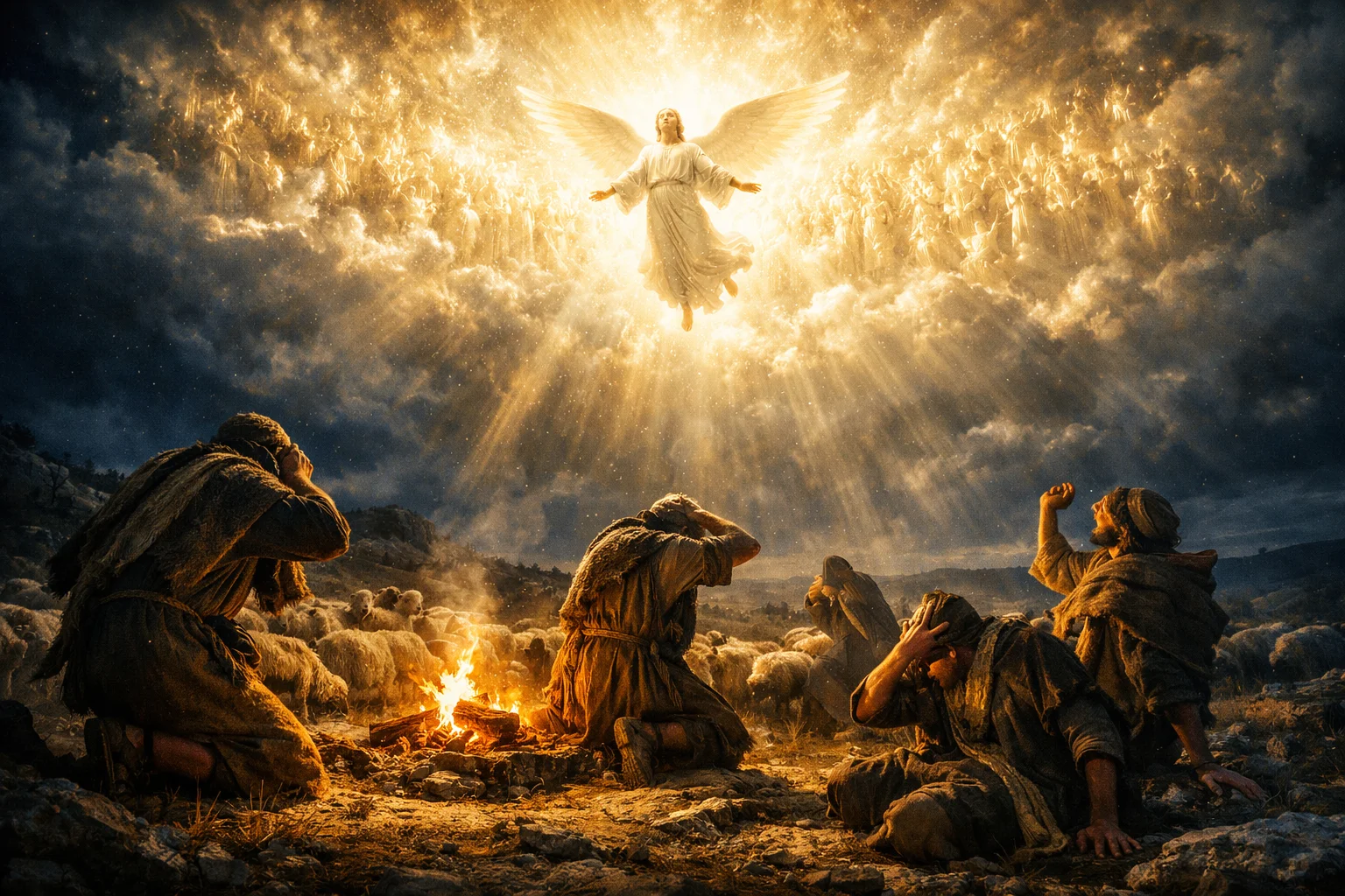 Angels Over the Shepherds