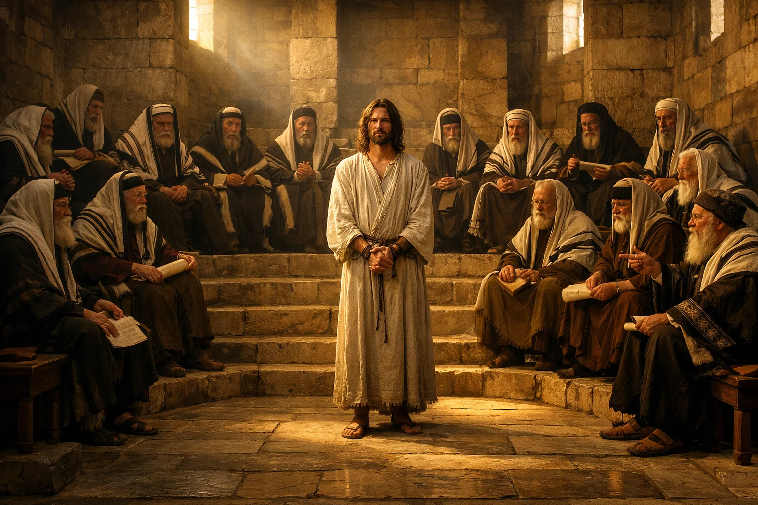 Jesus Before the Council