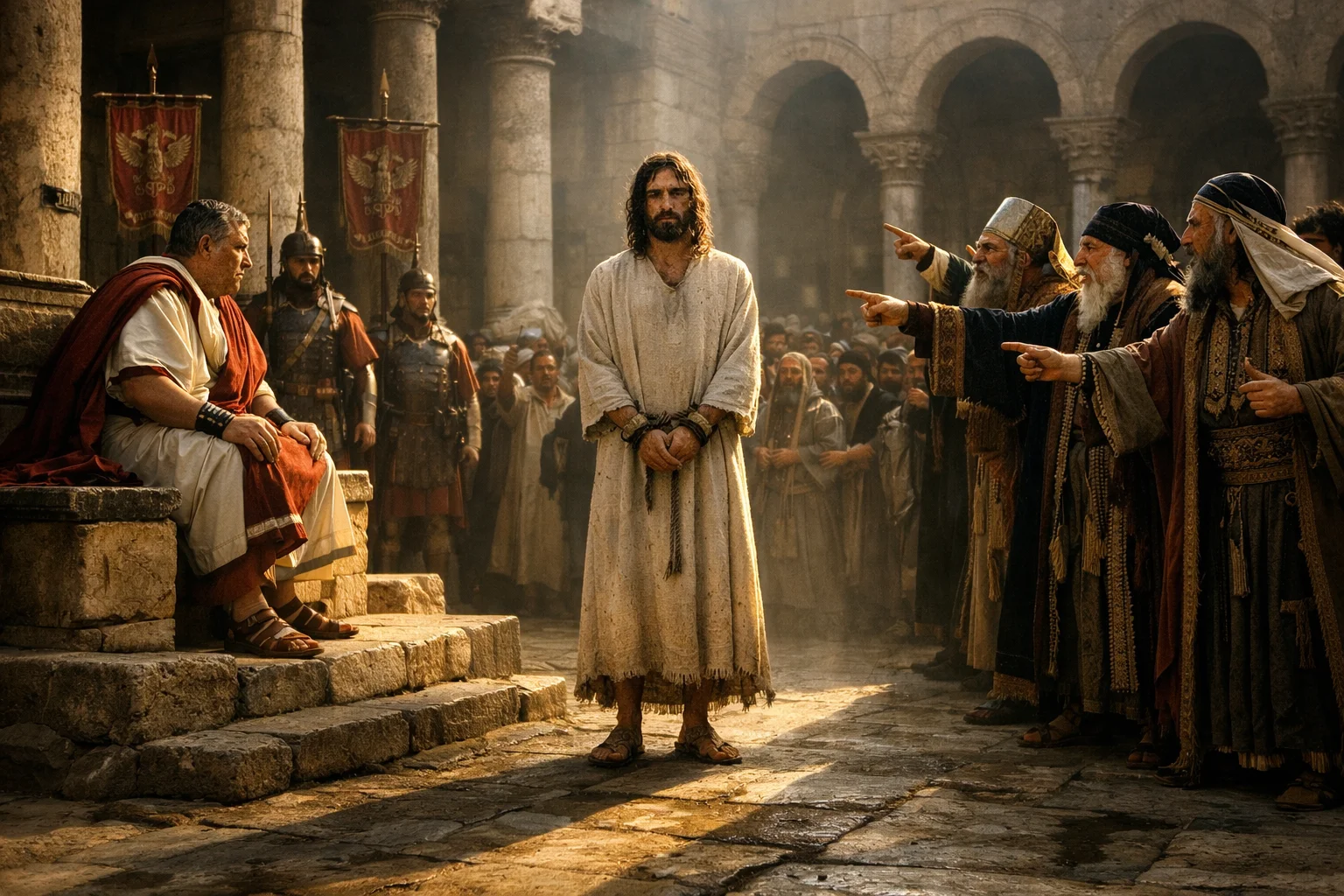 Jesus Before Pilate