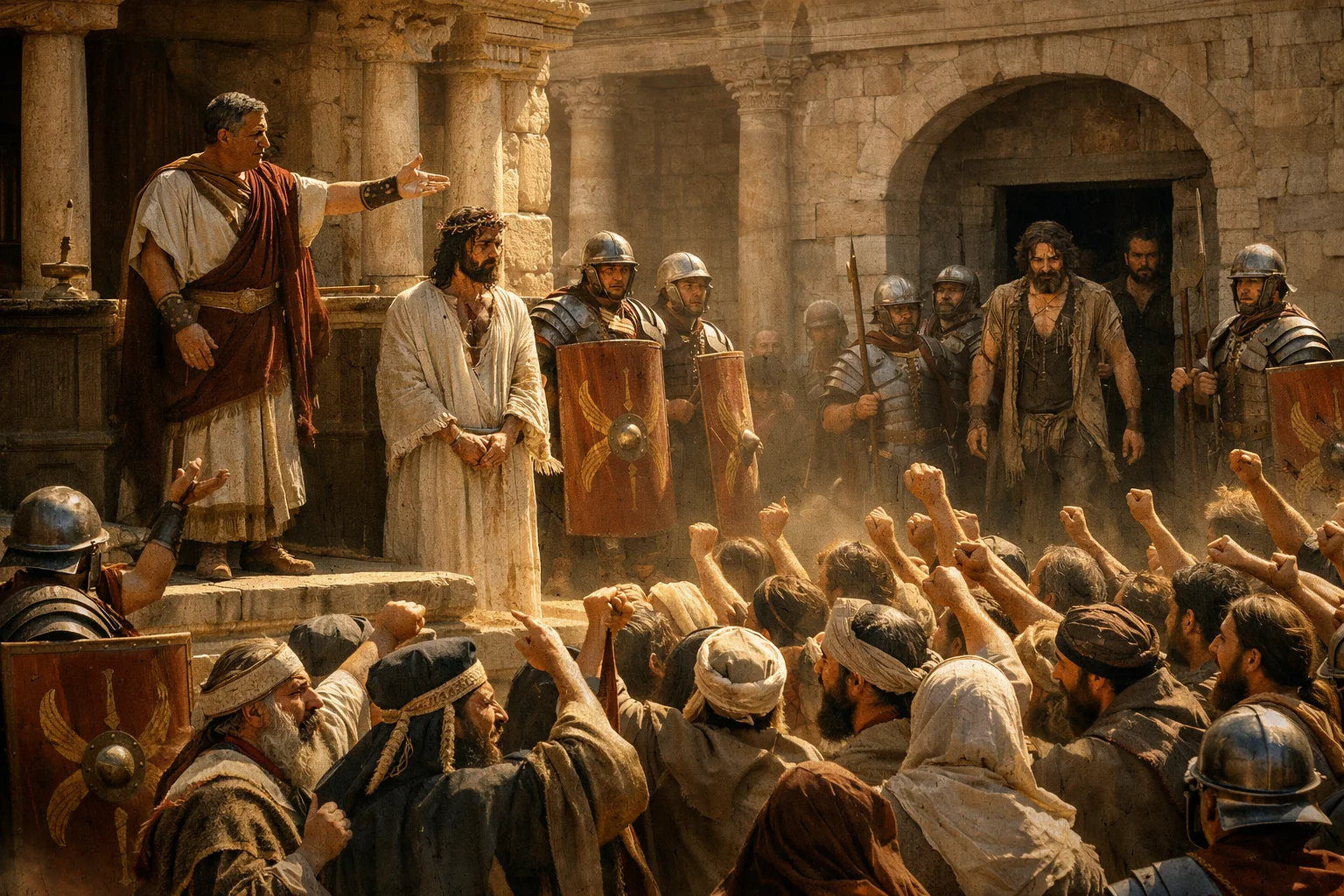 The Crowd Chooses Barabbas