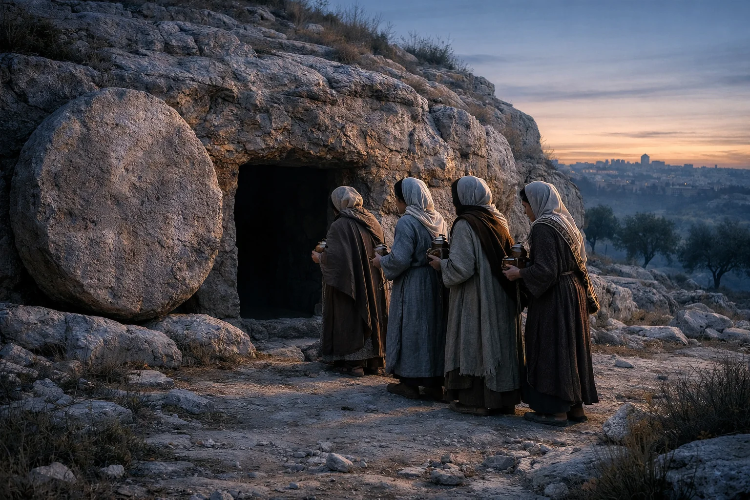 The Empty Tomb at Dawn