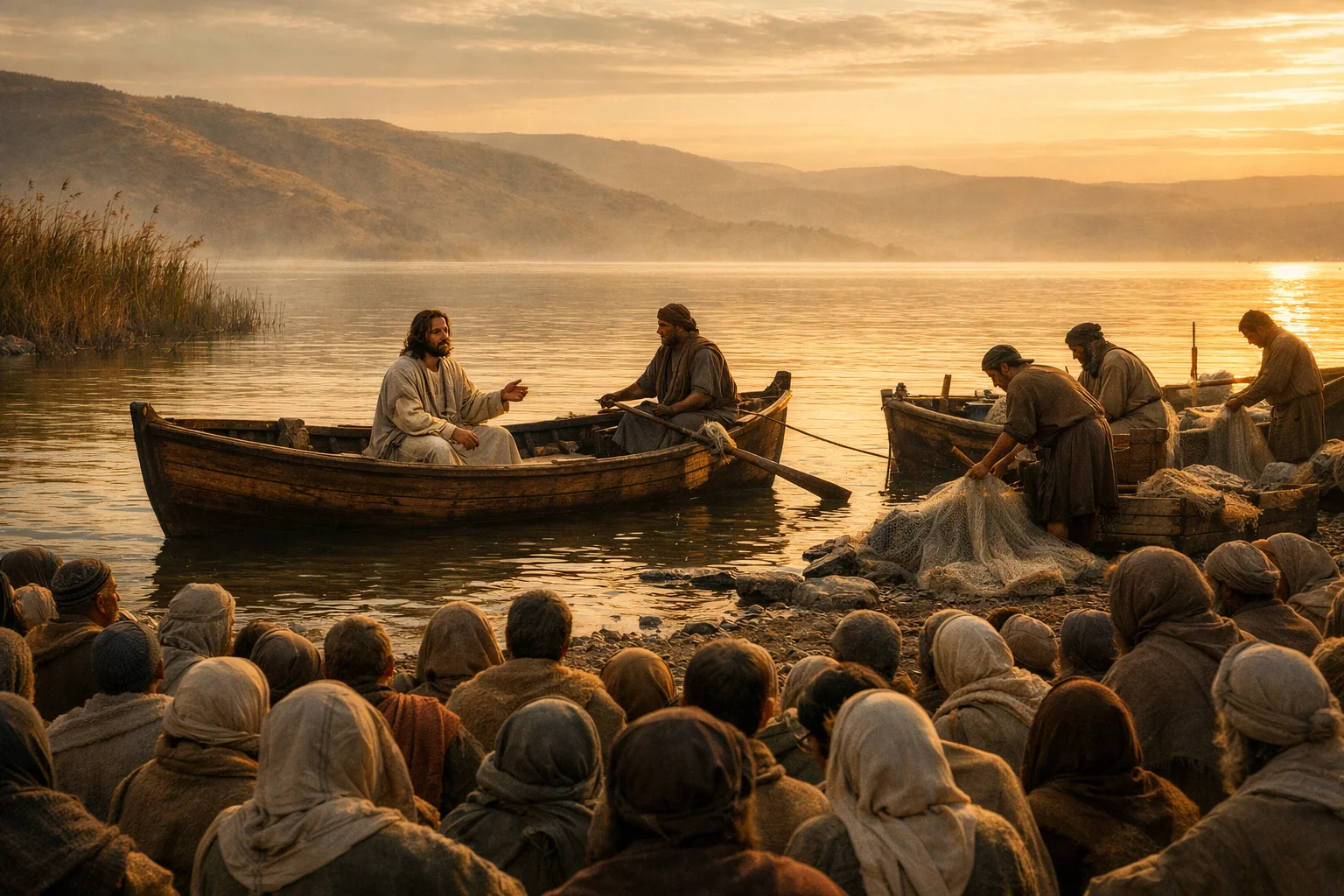 Teaching from Simon’s Boat