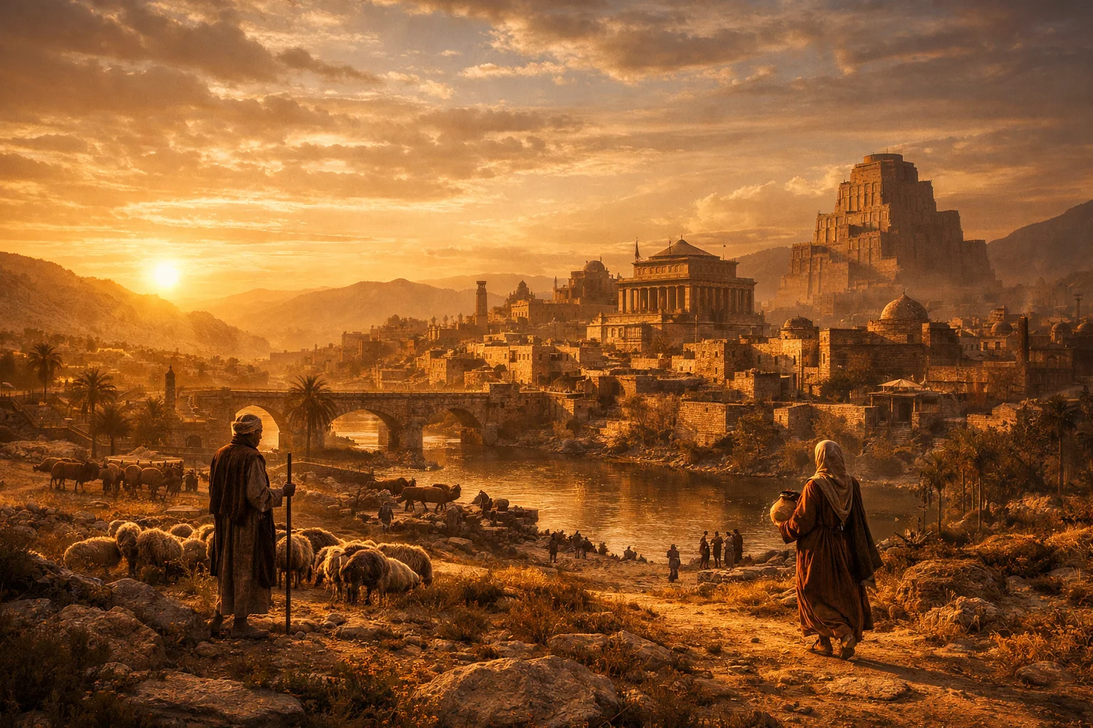 Jesus Touches the Leper