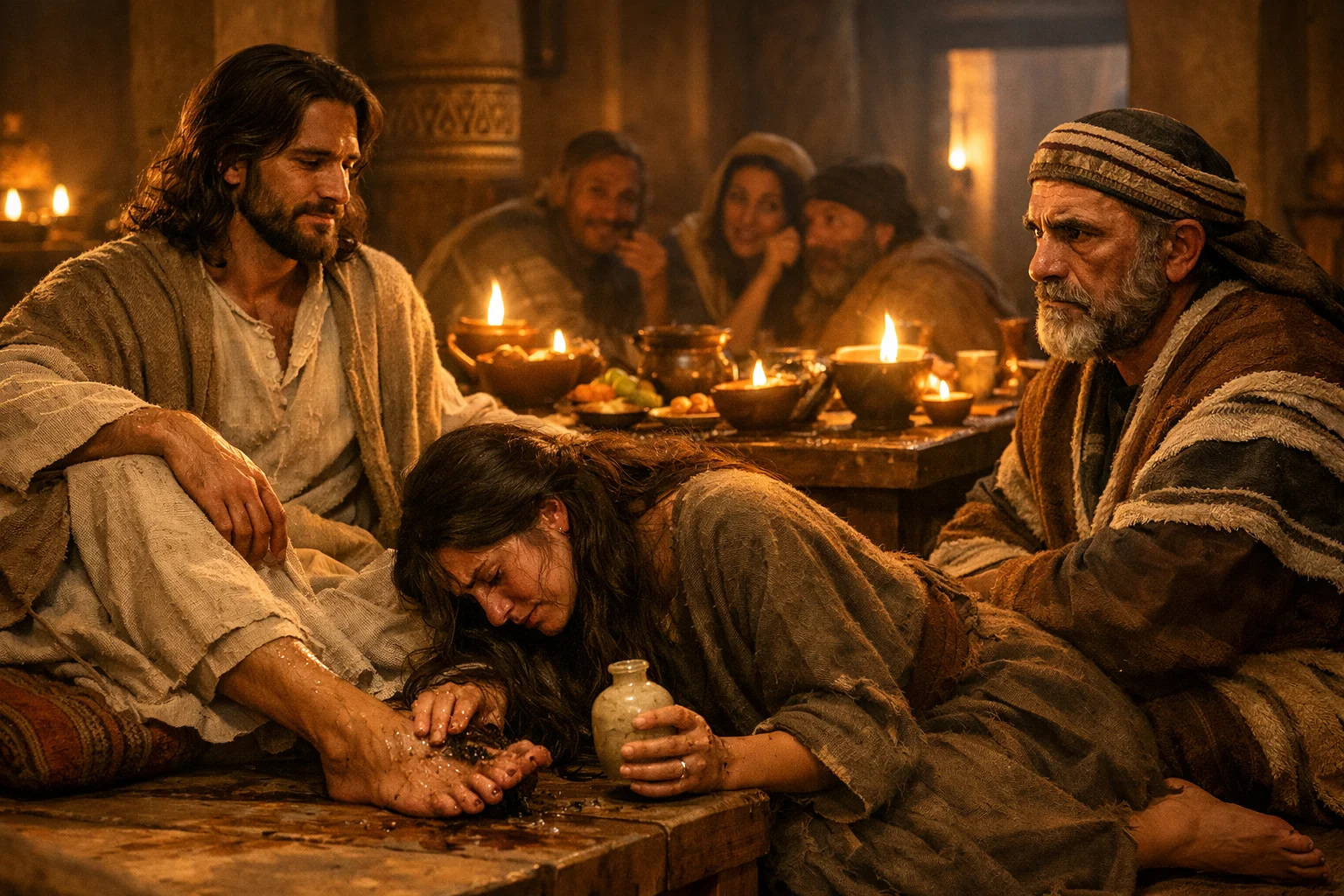 The Sinful Woman Anoints Jesus