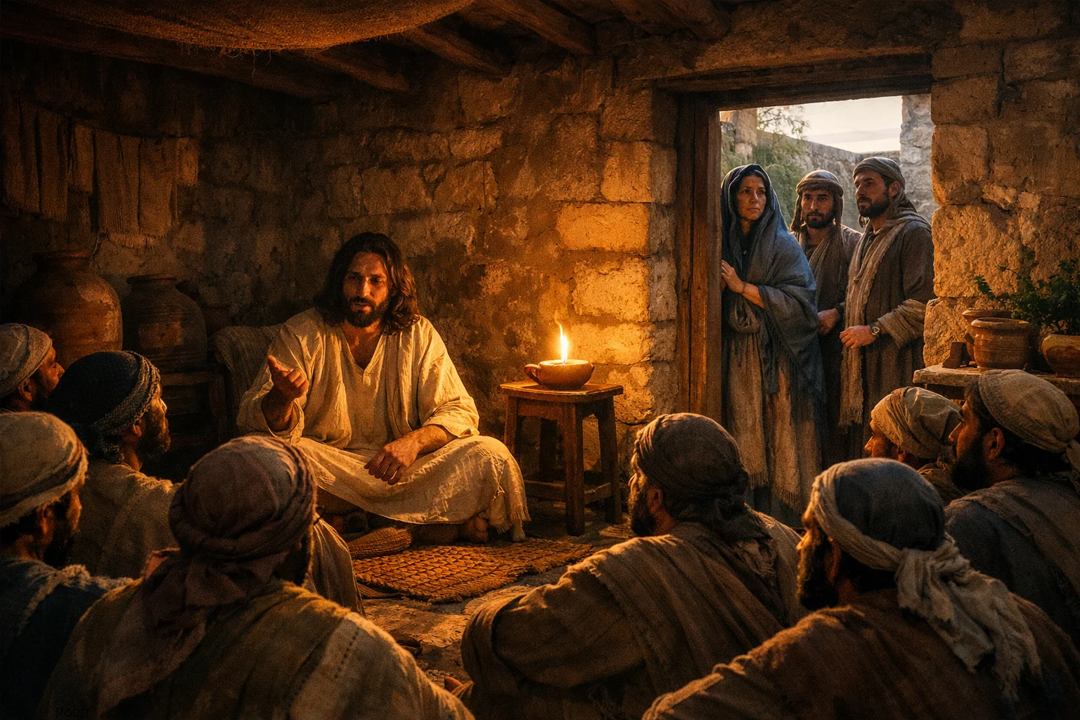 The Lamp on a Stand and the True Family