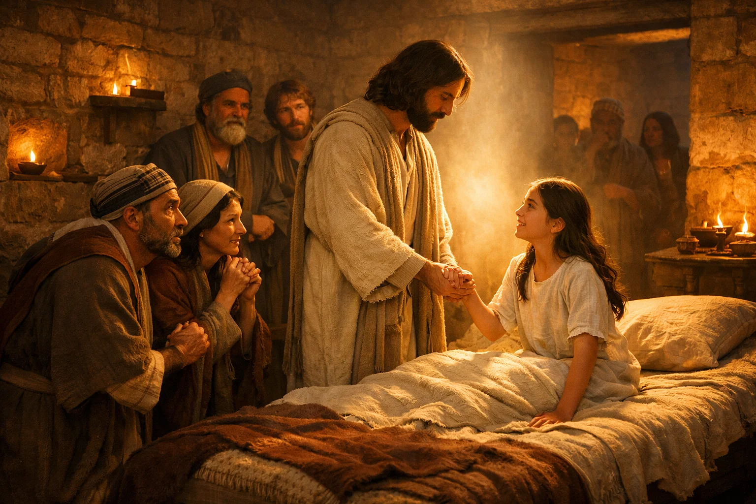 Jairus's Daughter Rises