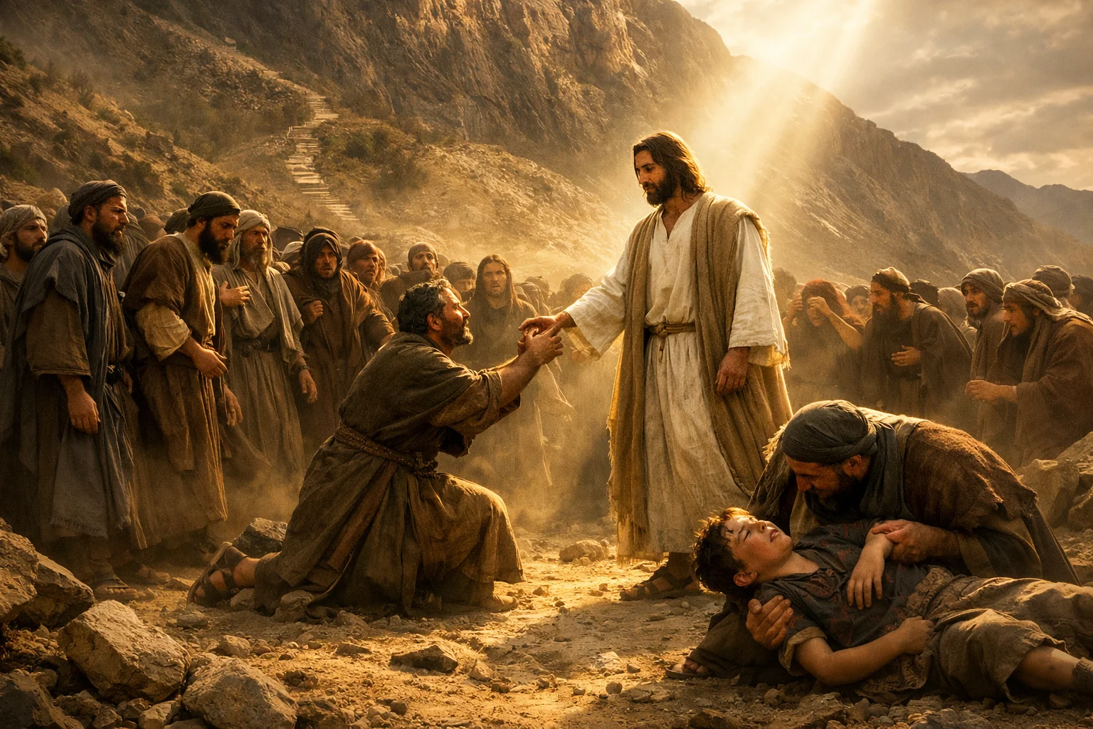 Jesus Heals the Afflicted Boy