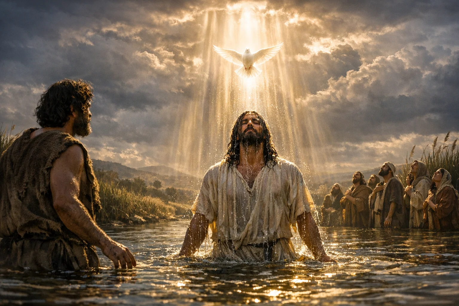 Heaven Torn Open: Jesus Baptized in the Jordan