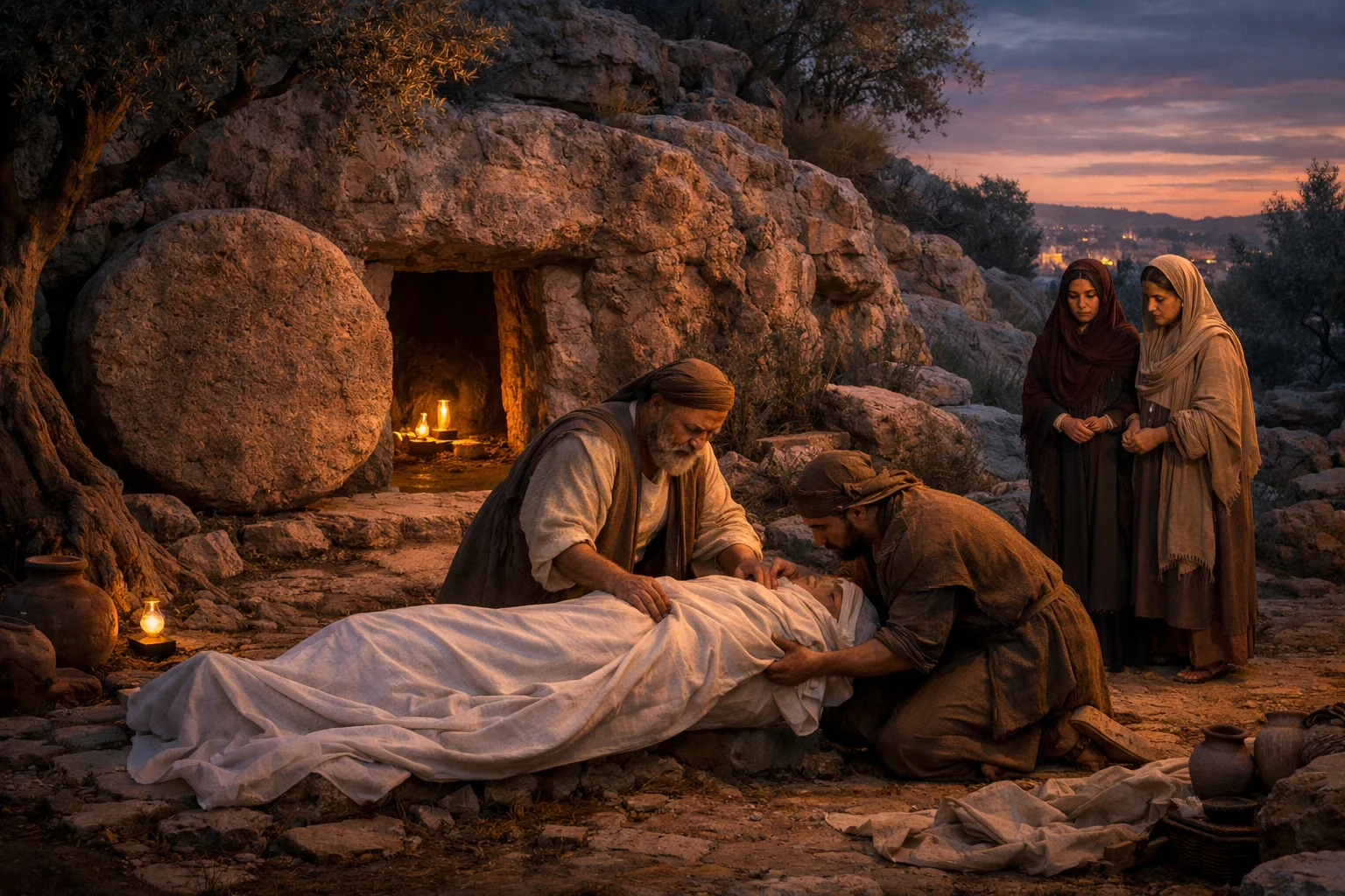 Burial in the Rock Tomb