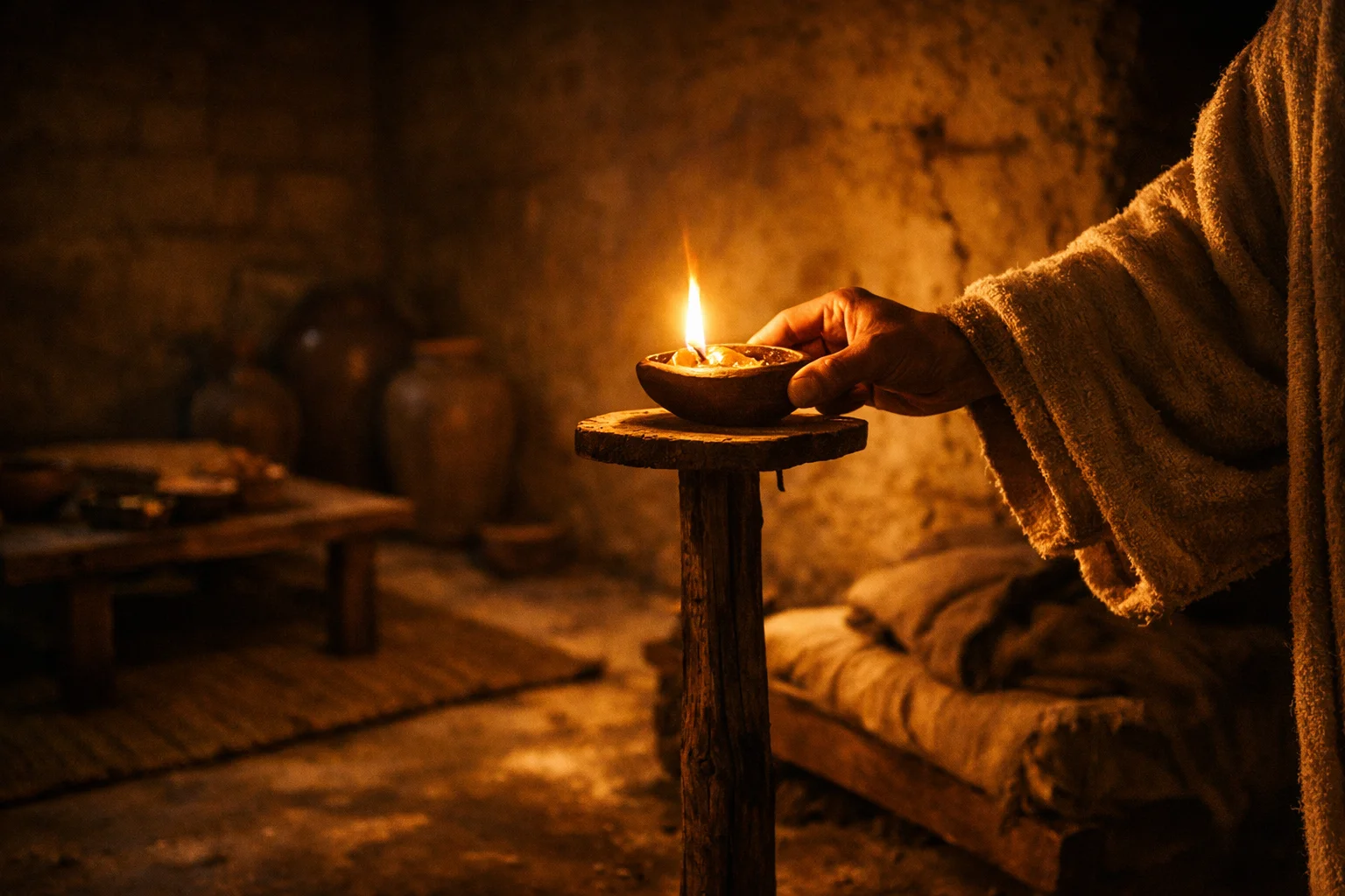 The Lamp on Its Stand