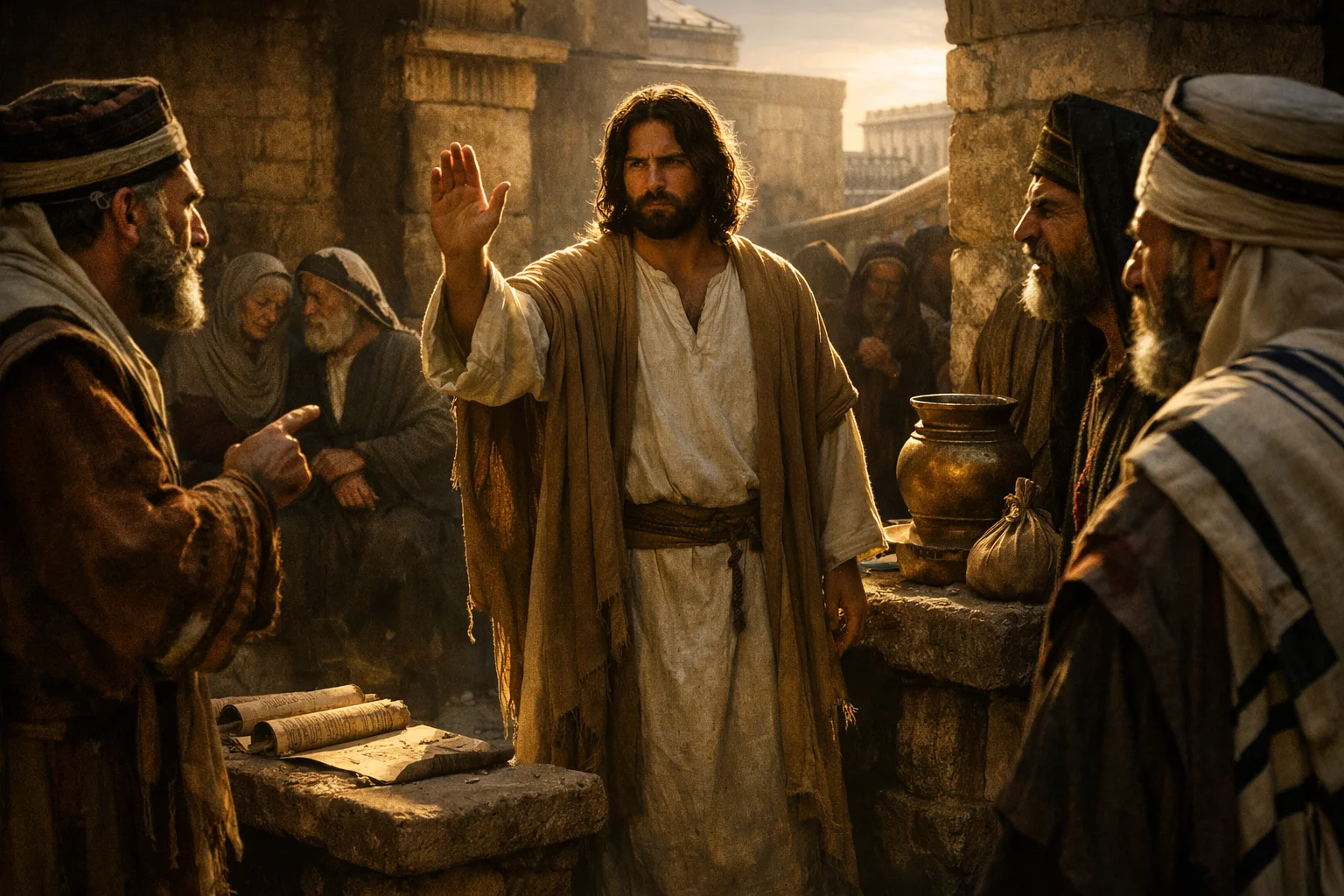 Jesus Rebukes Empty Tradition