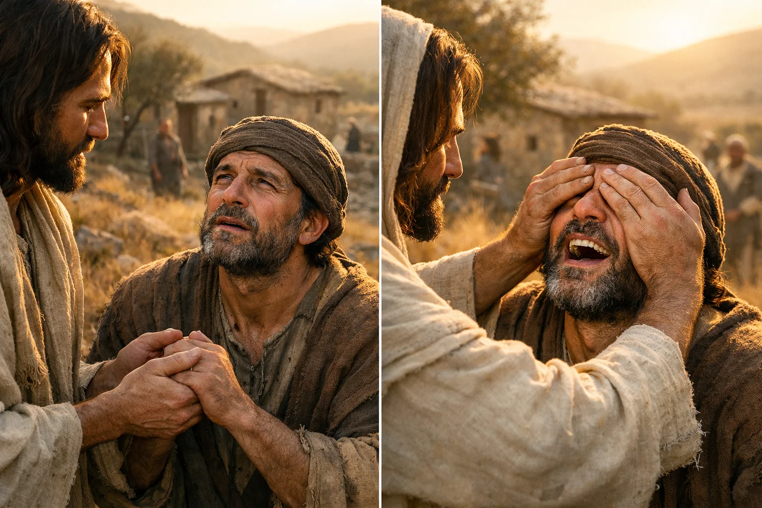 The Blind Man Sees Clearly