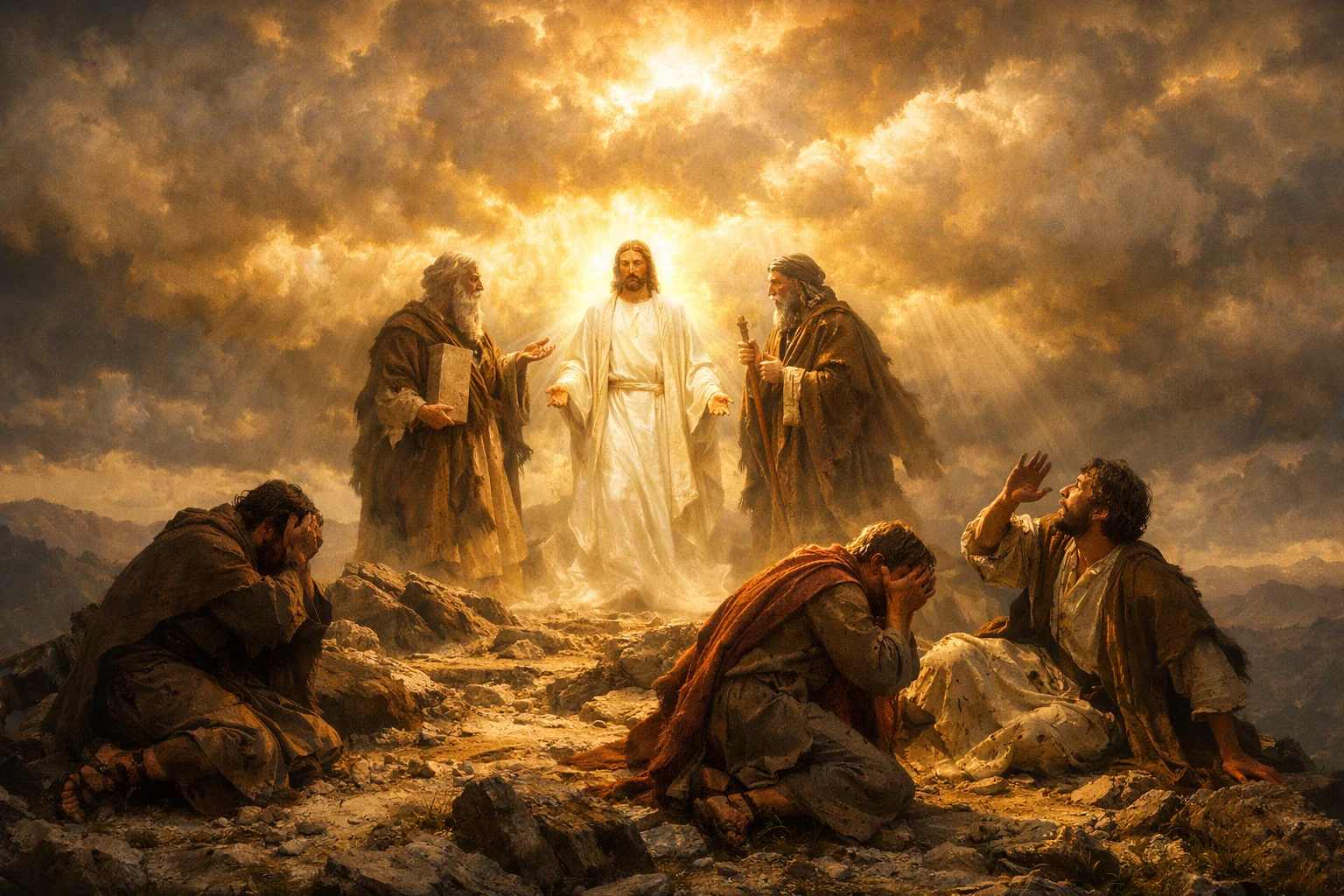 Moses and Elijah Appear in Glory