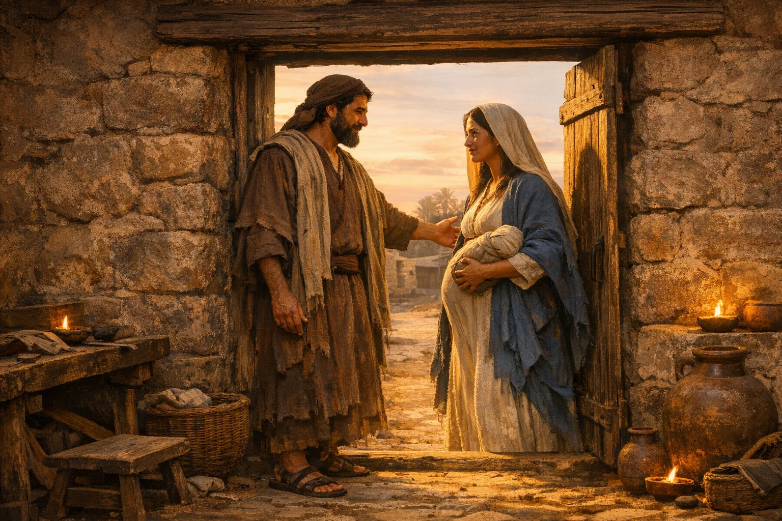 Joseph Takes Mary as His Wife