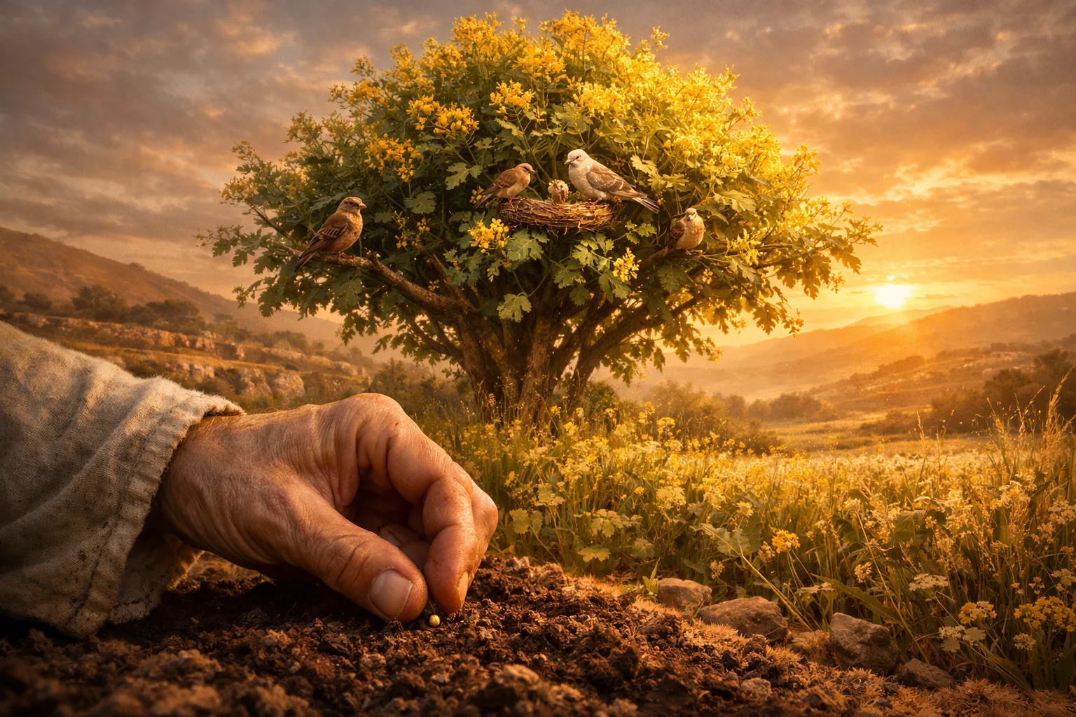 The Mustard Seed Becomes a Great Tree