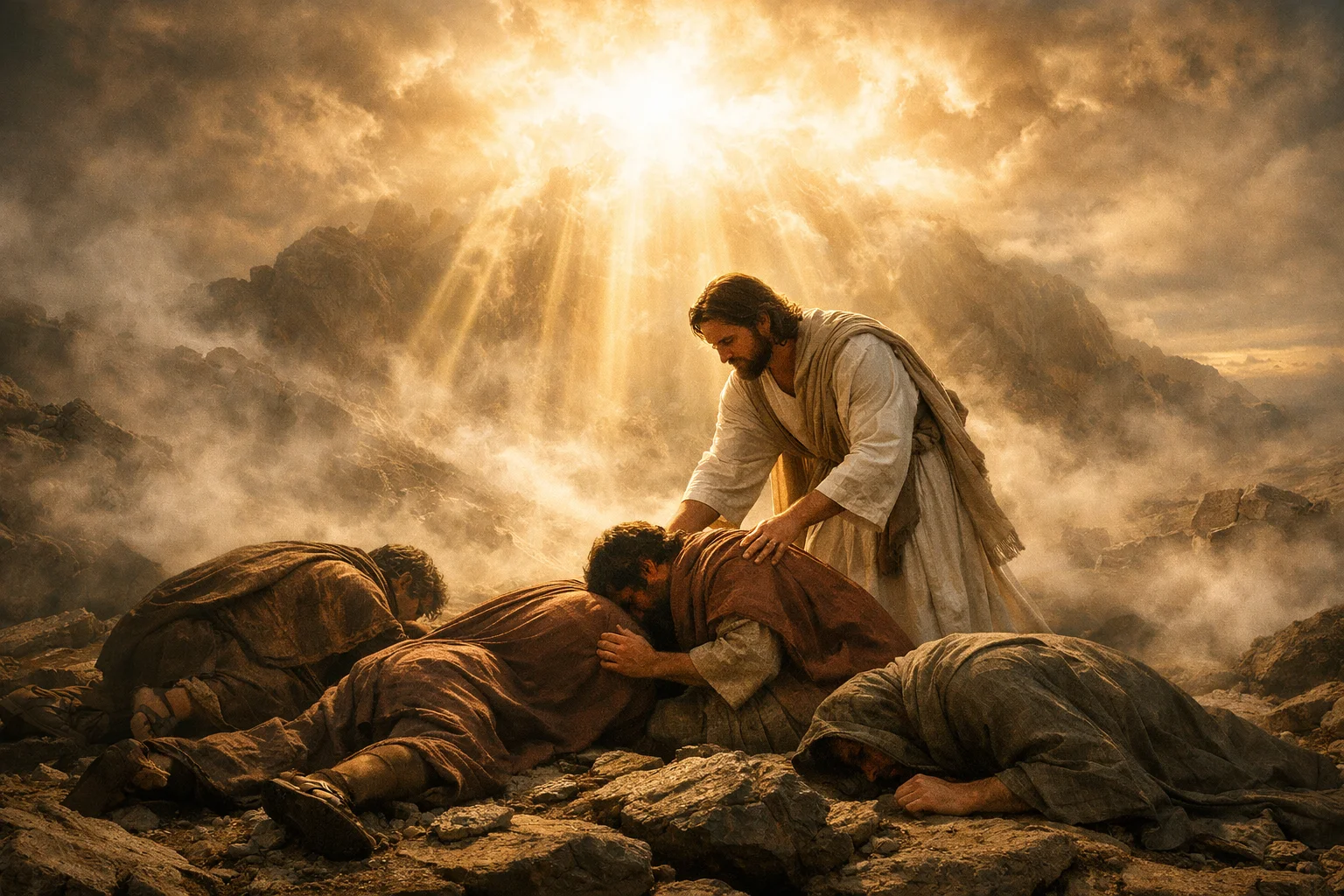 The Bright Cloud and the Voice