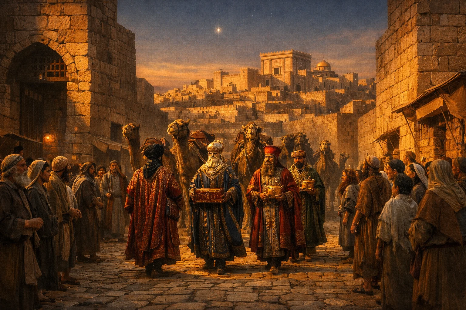 The Magi Arrive in Jerusalem