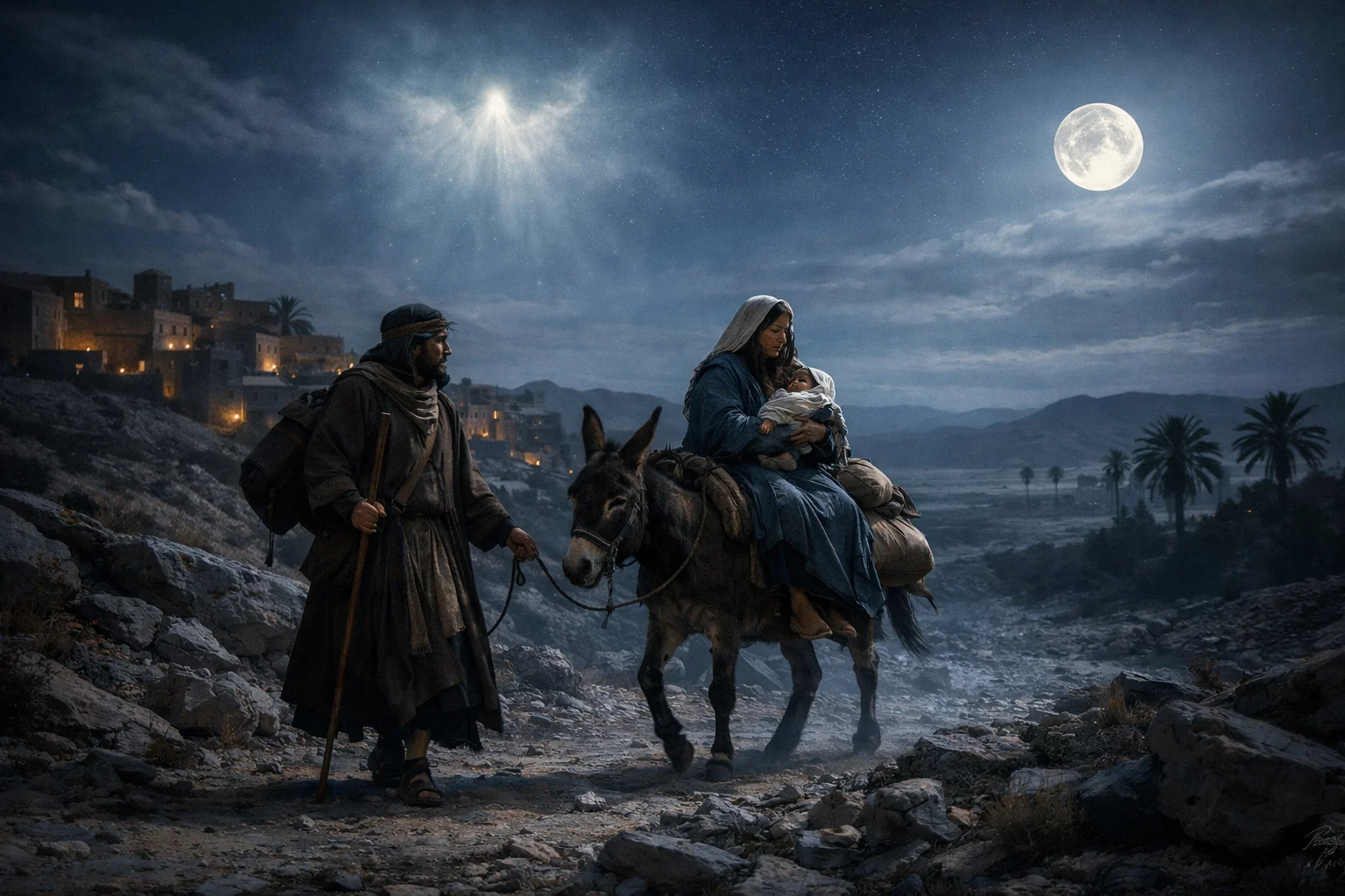 Flight into Egypt by Night