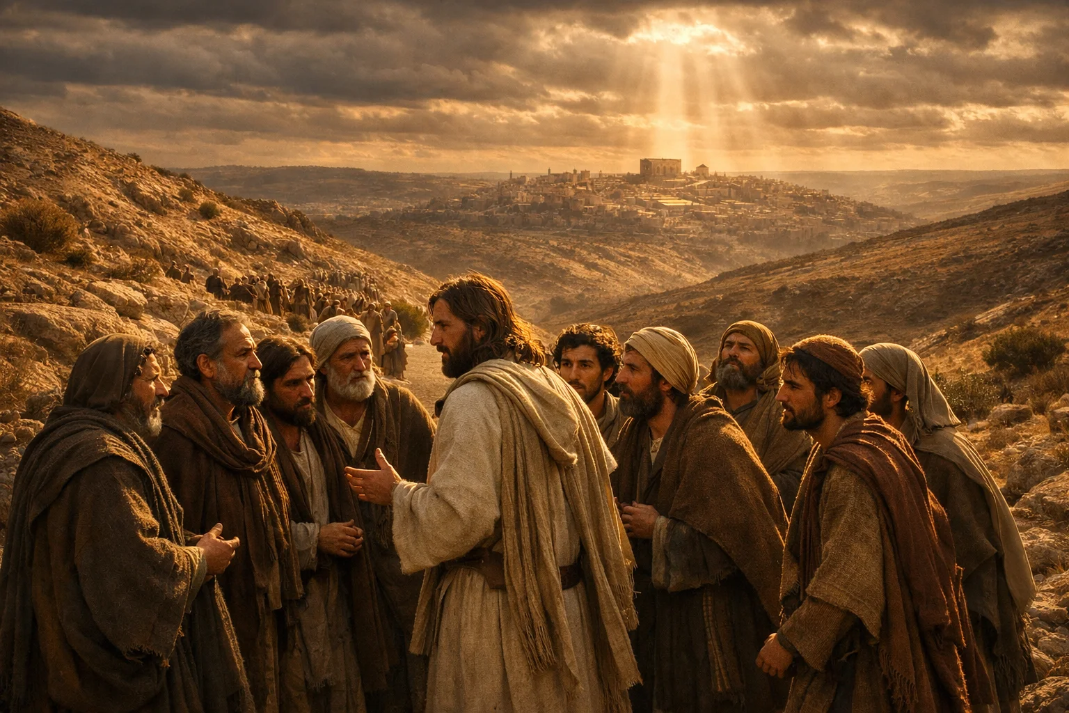 Jesus Foretells His Suffering on the Road to Jerusalem
