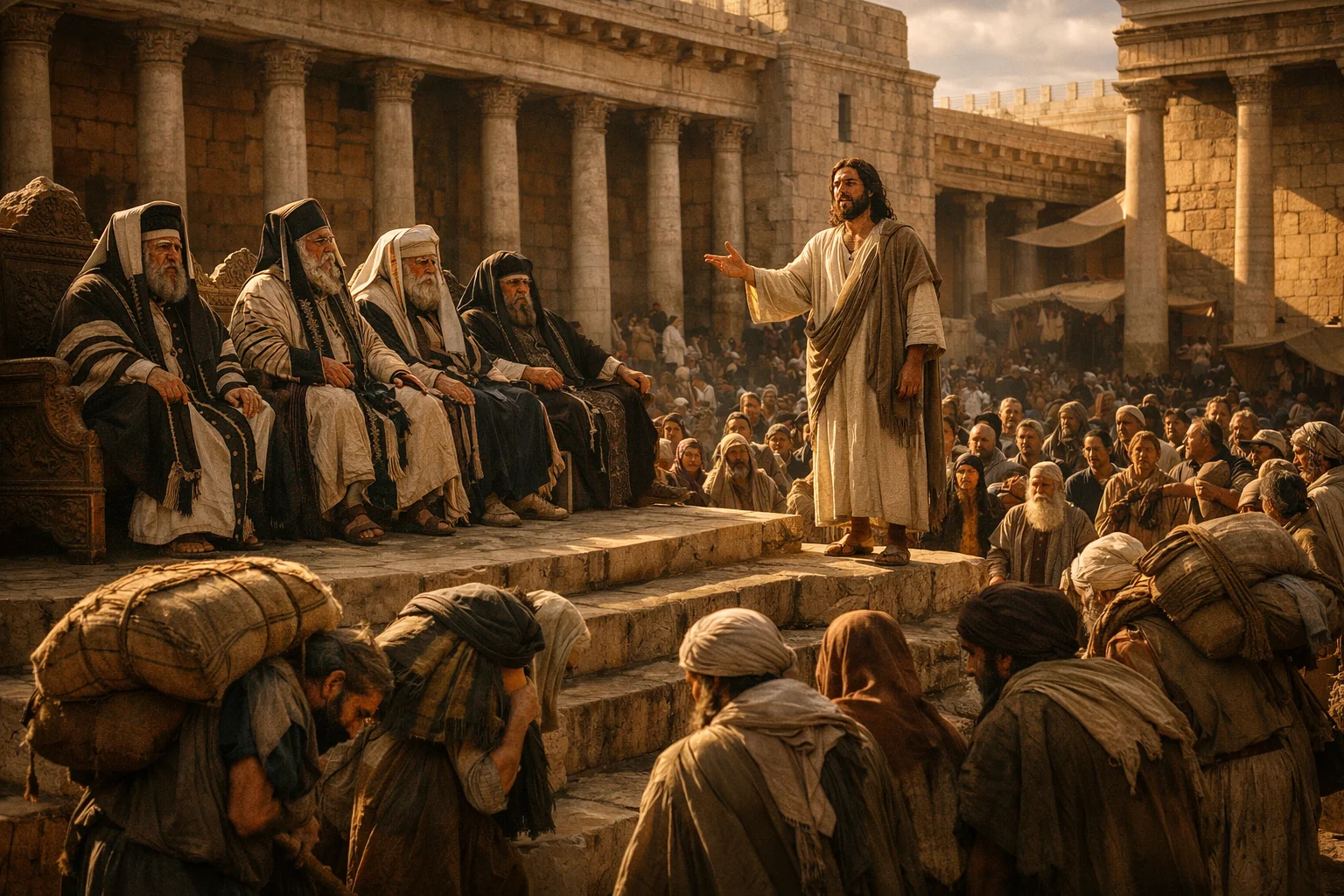 Jesus Confronts the Proud Teachers