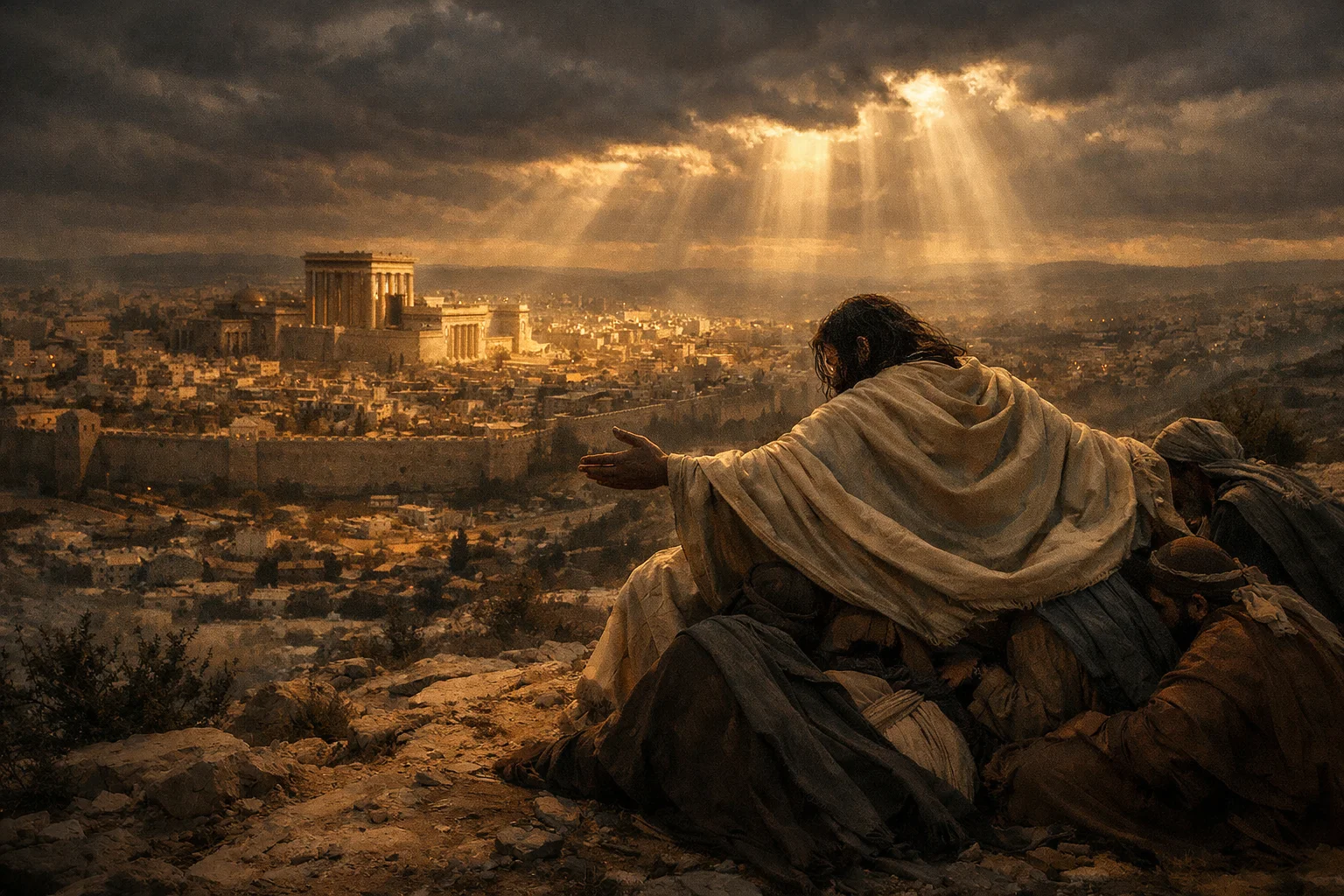 Jesus Weeps Over Jerusalem