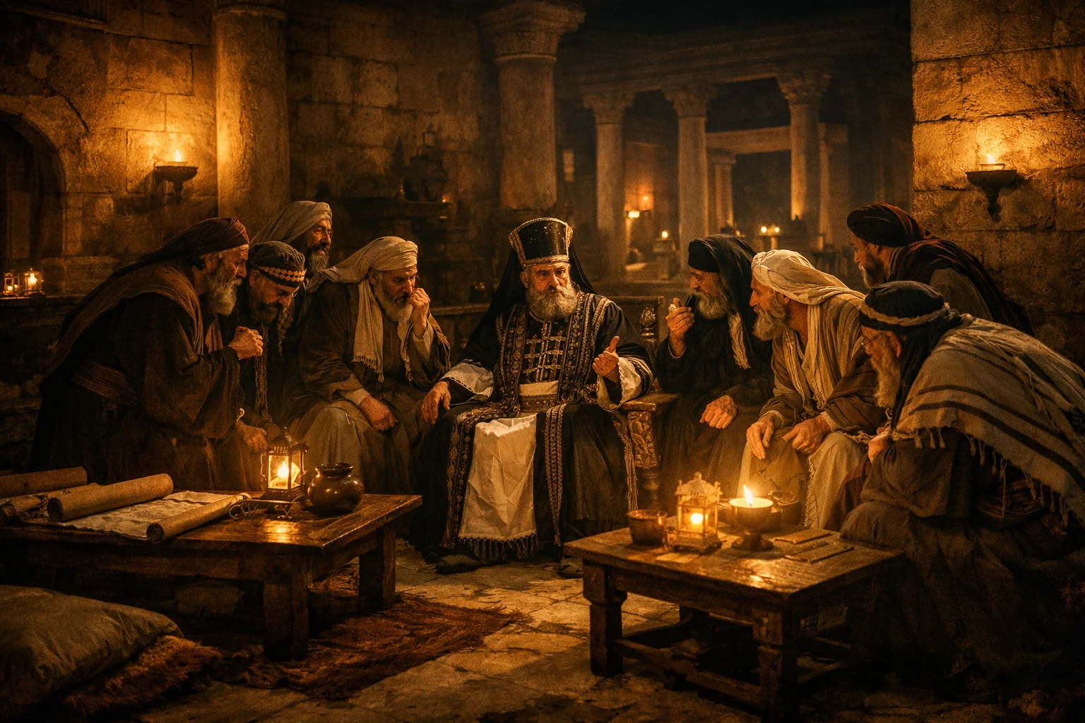 The Plot in Caiaphas’s Palace
