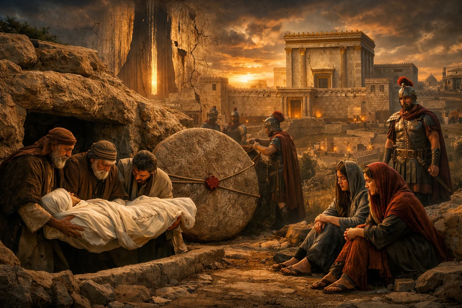 The Torn Veil and the Sealed Tomb