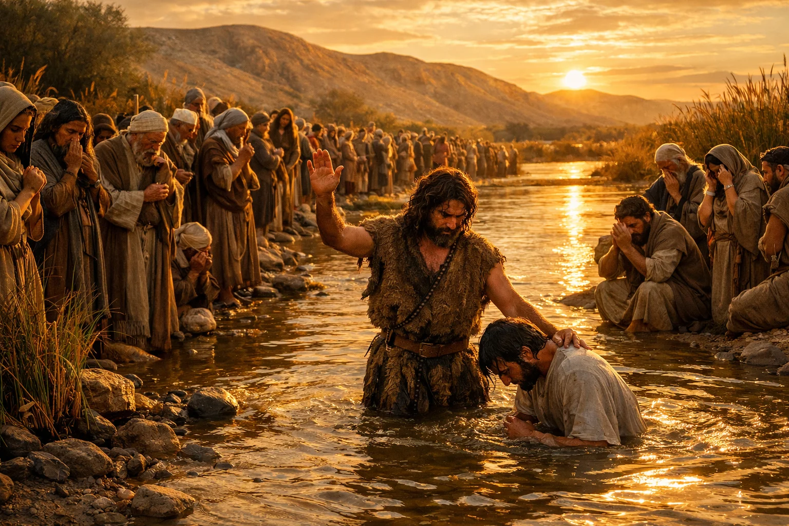 Crowds at the Jordan