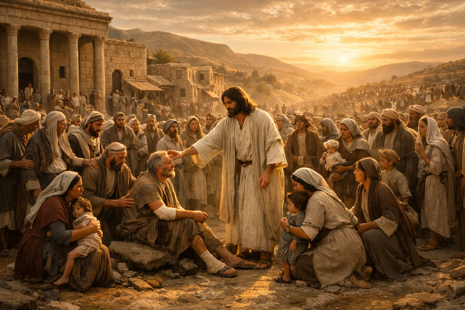 Healing Crowds Across Galilee