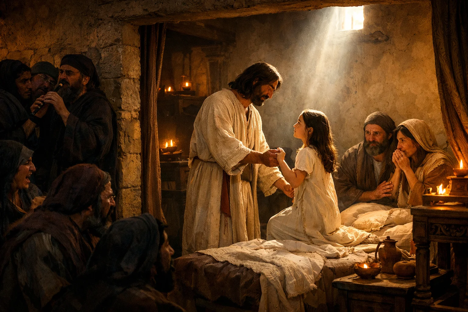 The Girl Takes His Hand