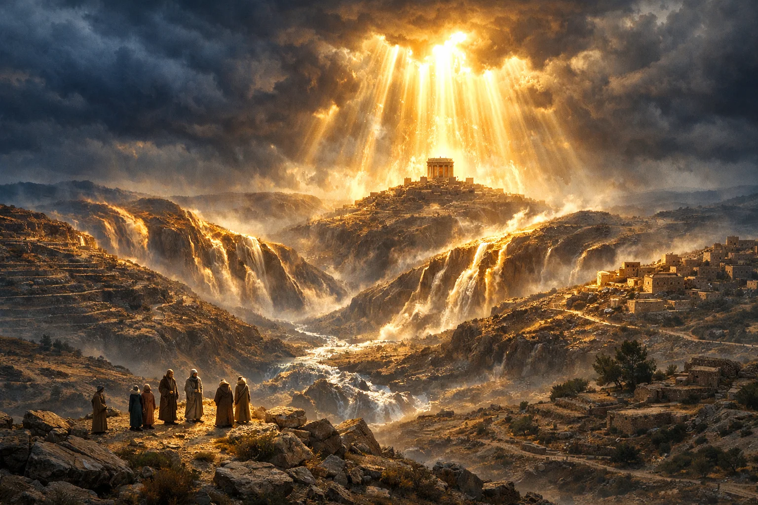 The LORD Descends from His Holy Dwelling