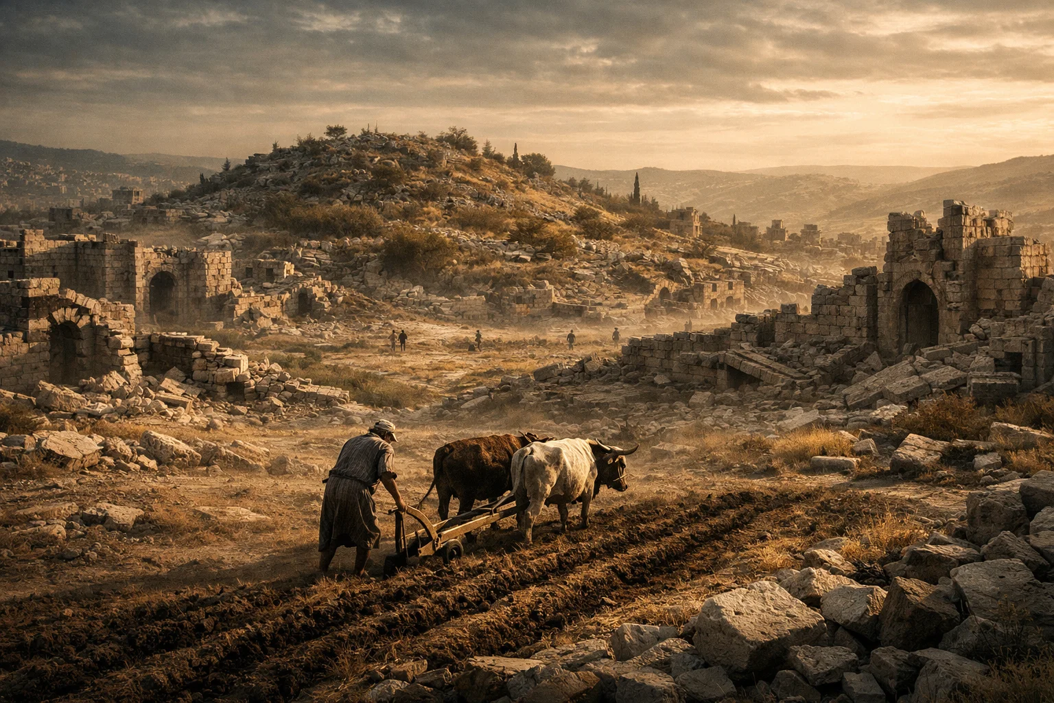 Zion Plowed Into Ruin