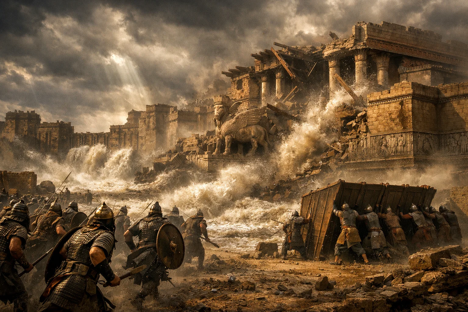 The River Gates Open and the Palace Falls