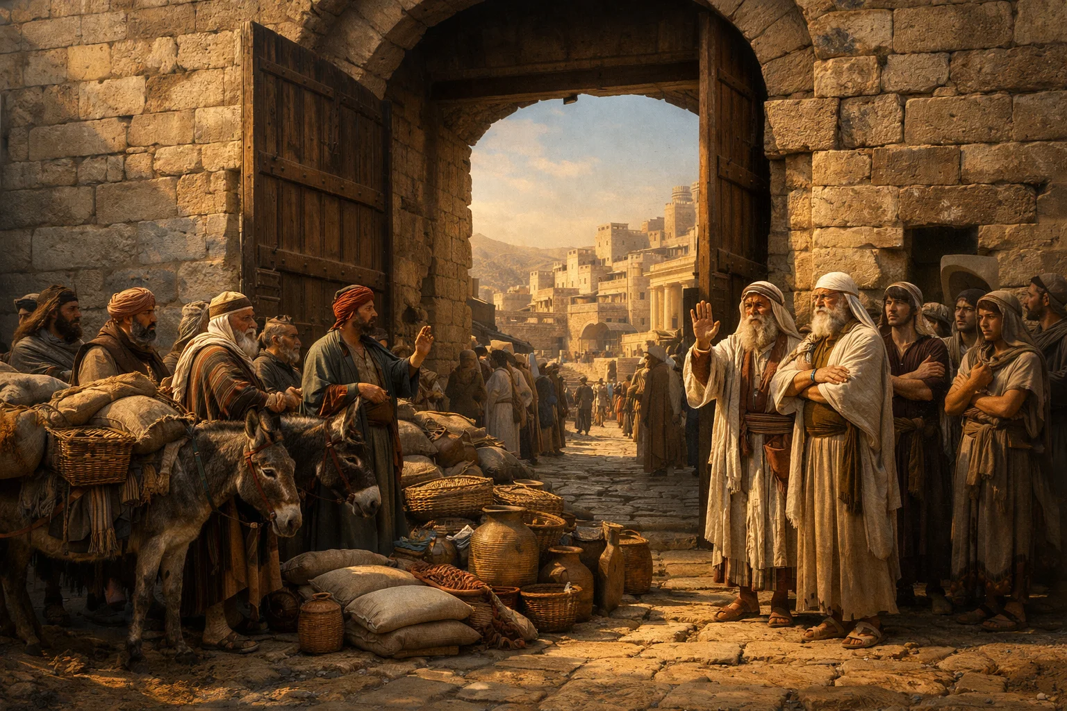 A Sabbath Refusal at the City Gate