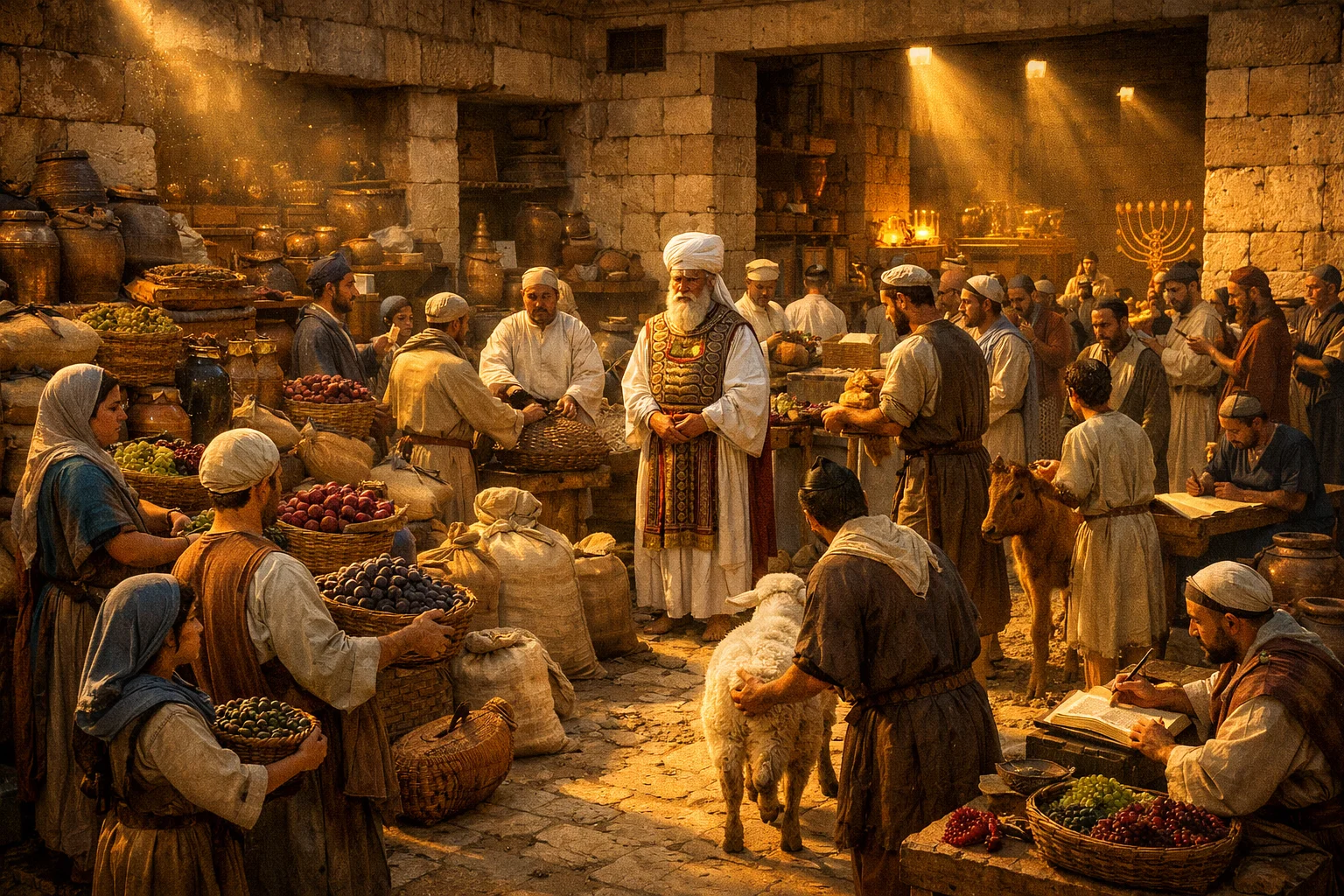 Firstfruits Brought to the House of God