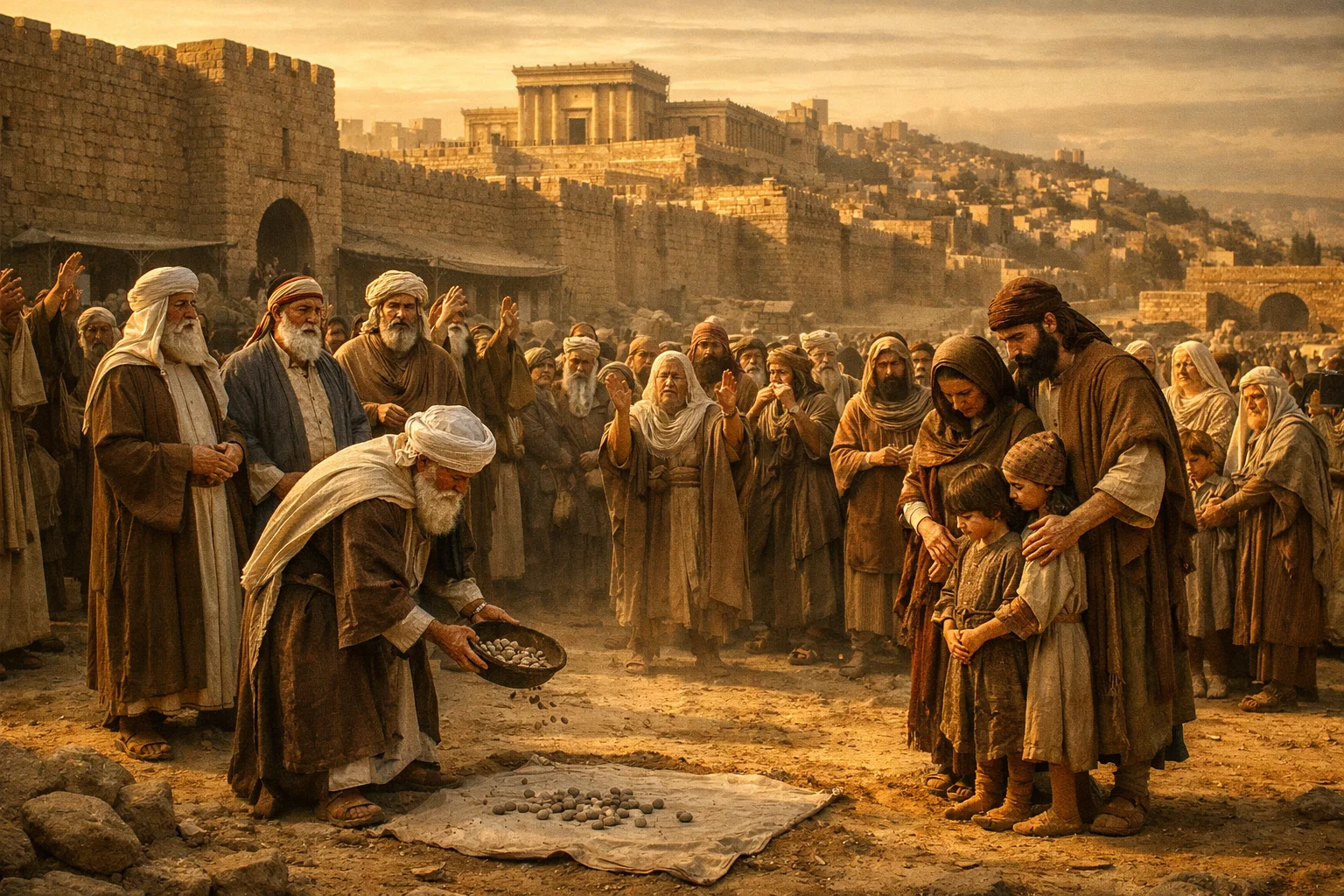 Casting Lots for Jerusalem