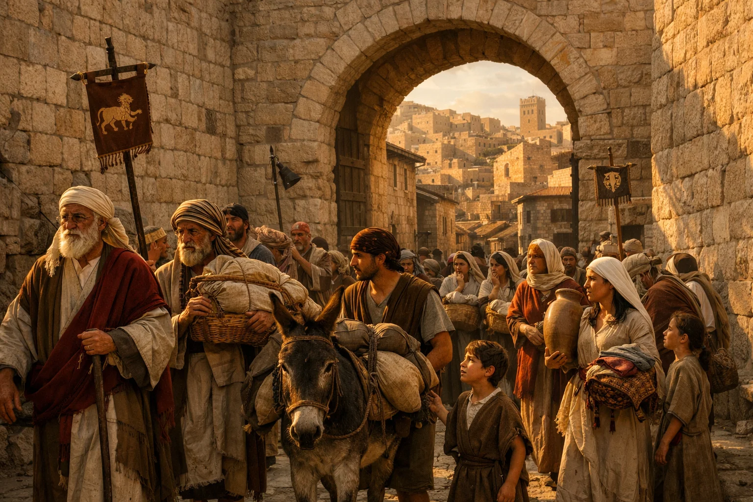 Families of Judah and Benjamin in the Holy City