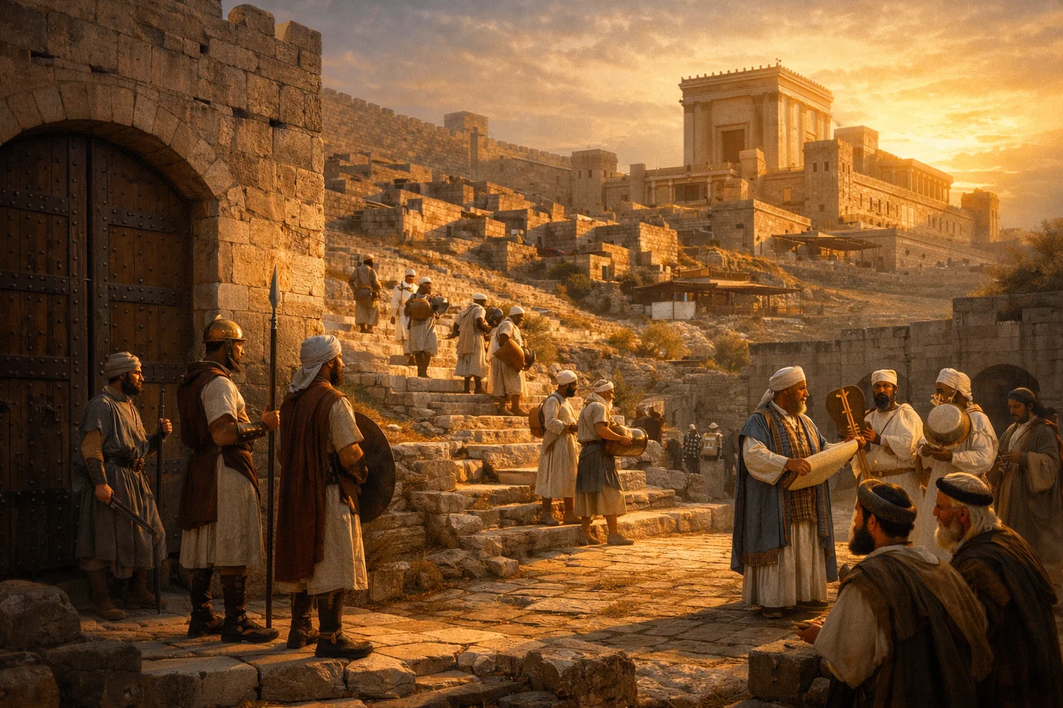 Gatekeepers, Temple Servants, and Musicians