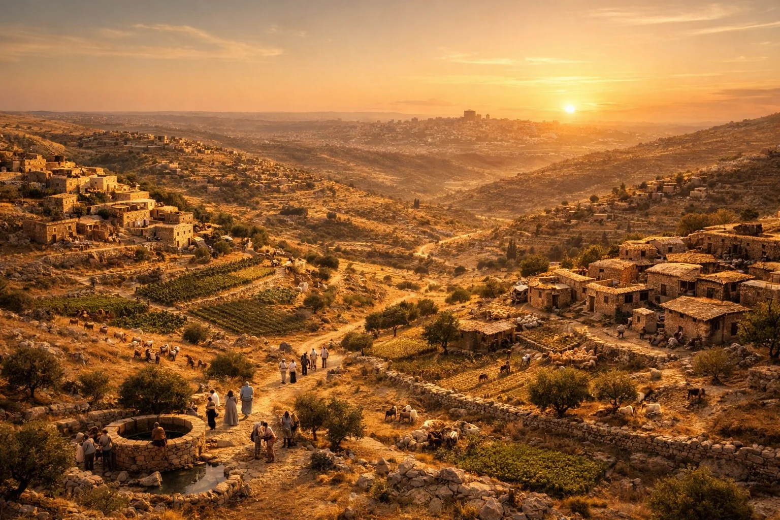 The Inherited Towns of Judah and Benjamin