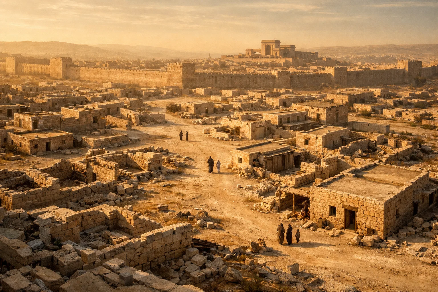 A Vast City with Few People