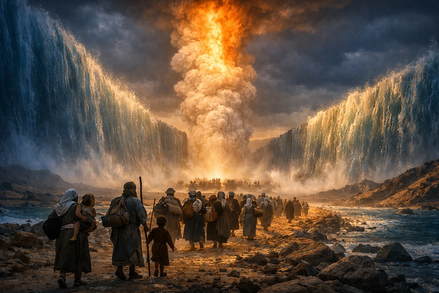 The Sea Divided and the Wilderness Led