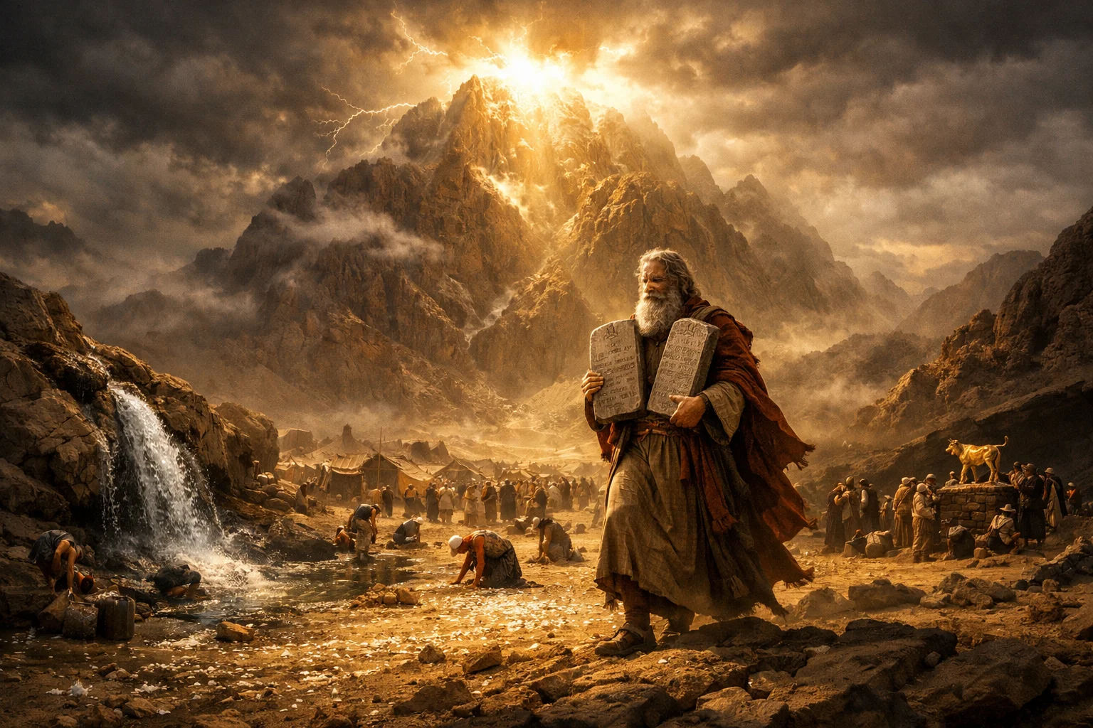 Sinai, Manna, and Water from the Rock