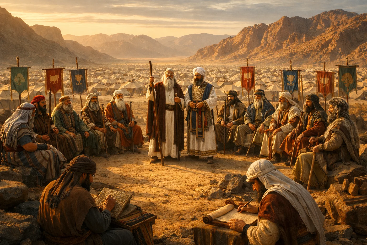 The Twelve Tribal Leaders Gather